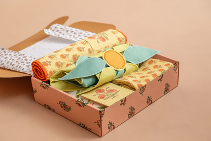 Sunny Marigold Table Linen Set