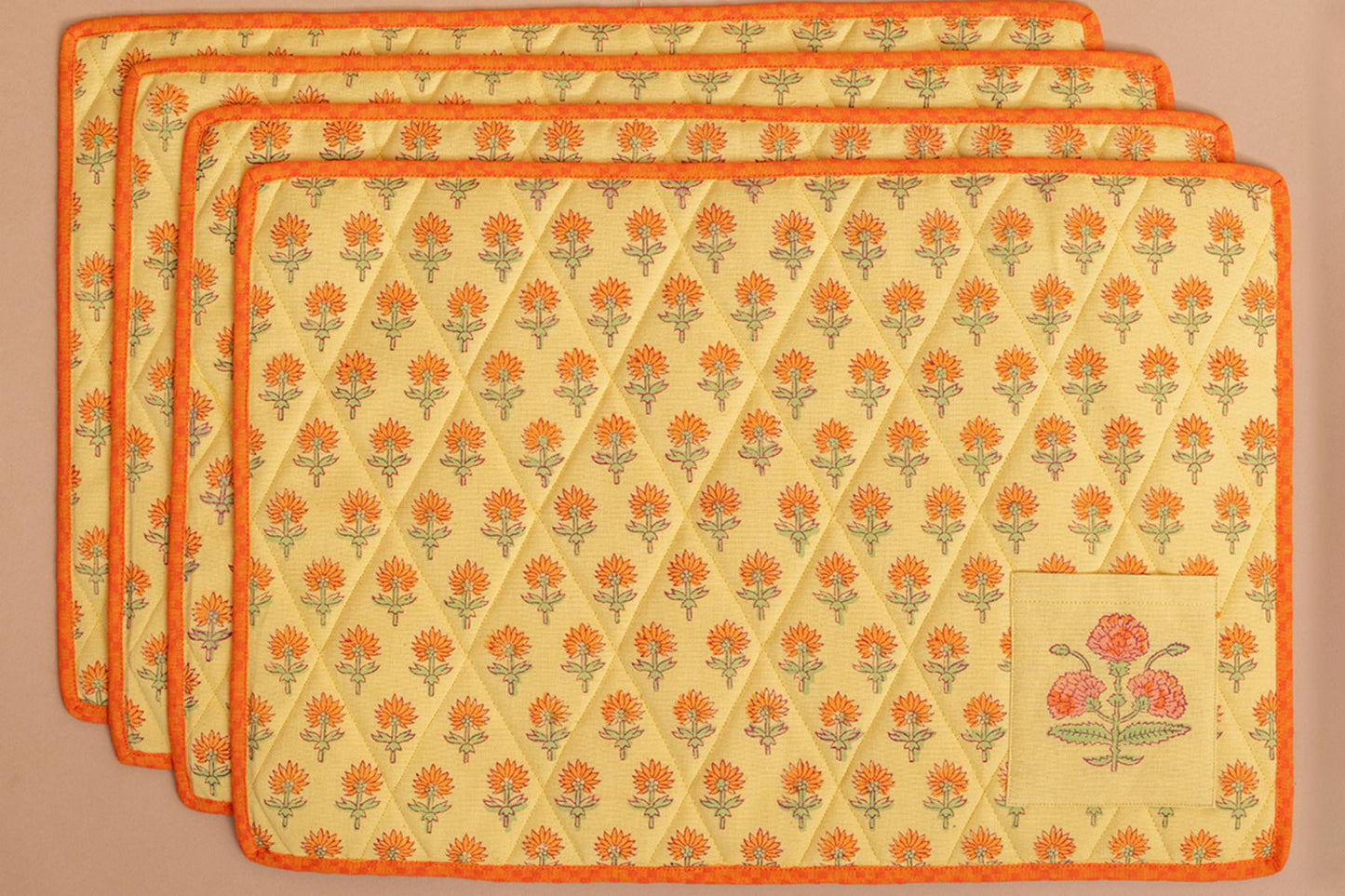 Sunny Marigold Table Linen Set
