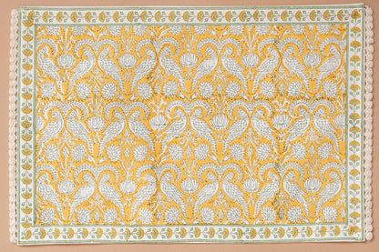 Yellow Parrot Table Linen Set