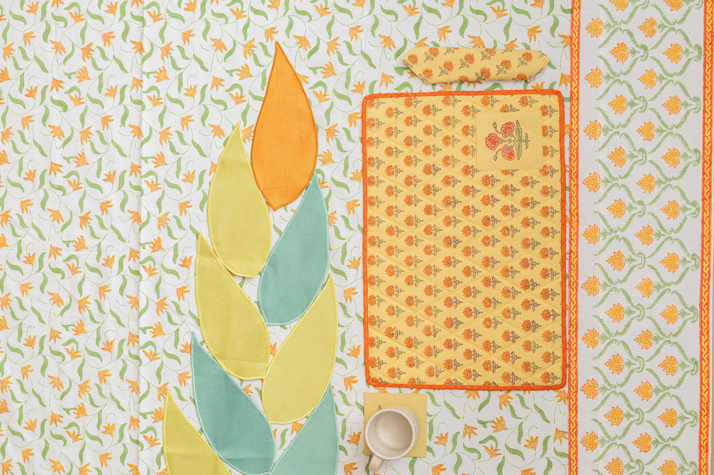 Sunny Marigold Table Linen Set