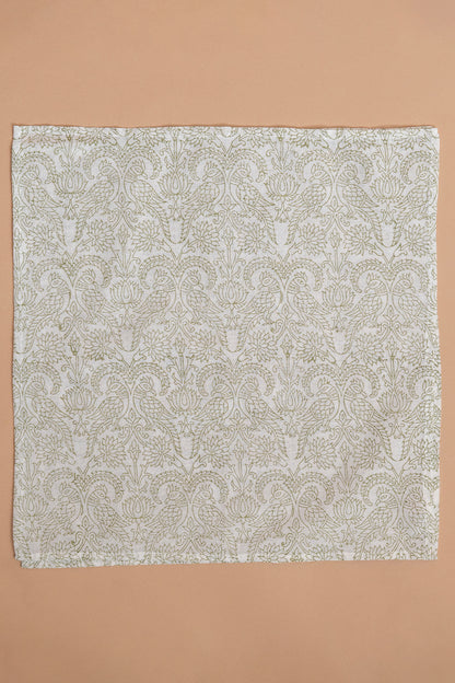 Green Parrot Mulmul Napkin Set