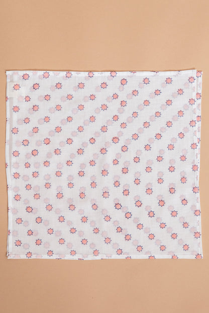 Pink Star Mulmul Napkin Set