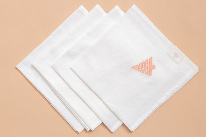 Peach Checks Table Linen Set