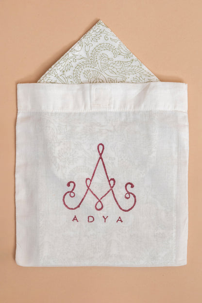 Green Parrot Mulmul Napkin Set