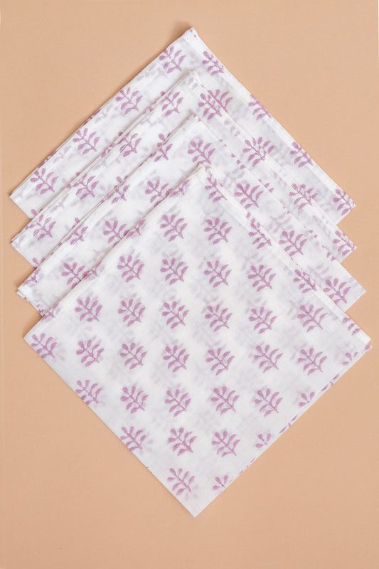 Pink Buti Mulmul Napkin Set