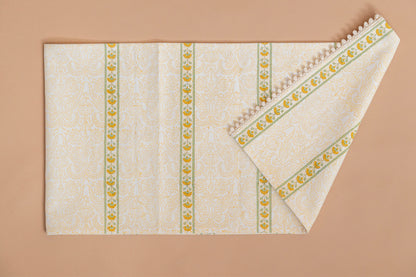 Yellow Parrot Table Linen Set