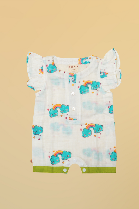 Blue Cloud Infant Romper