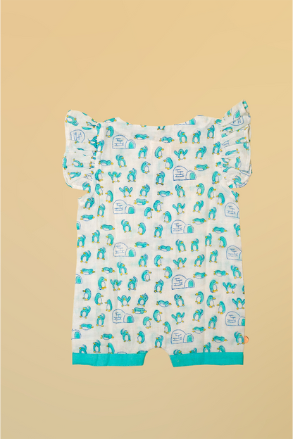 Blue Penguin Infant Romper