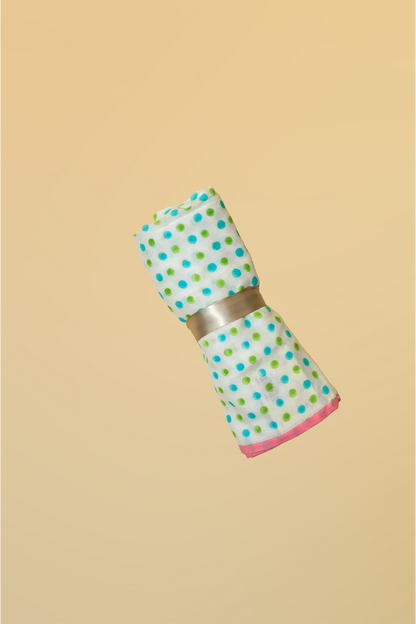 Multicolor Polka Dots Cotton Swaddle