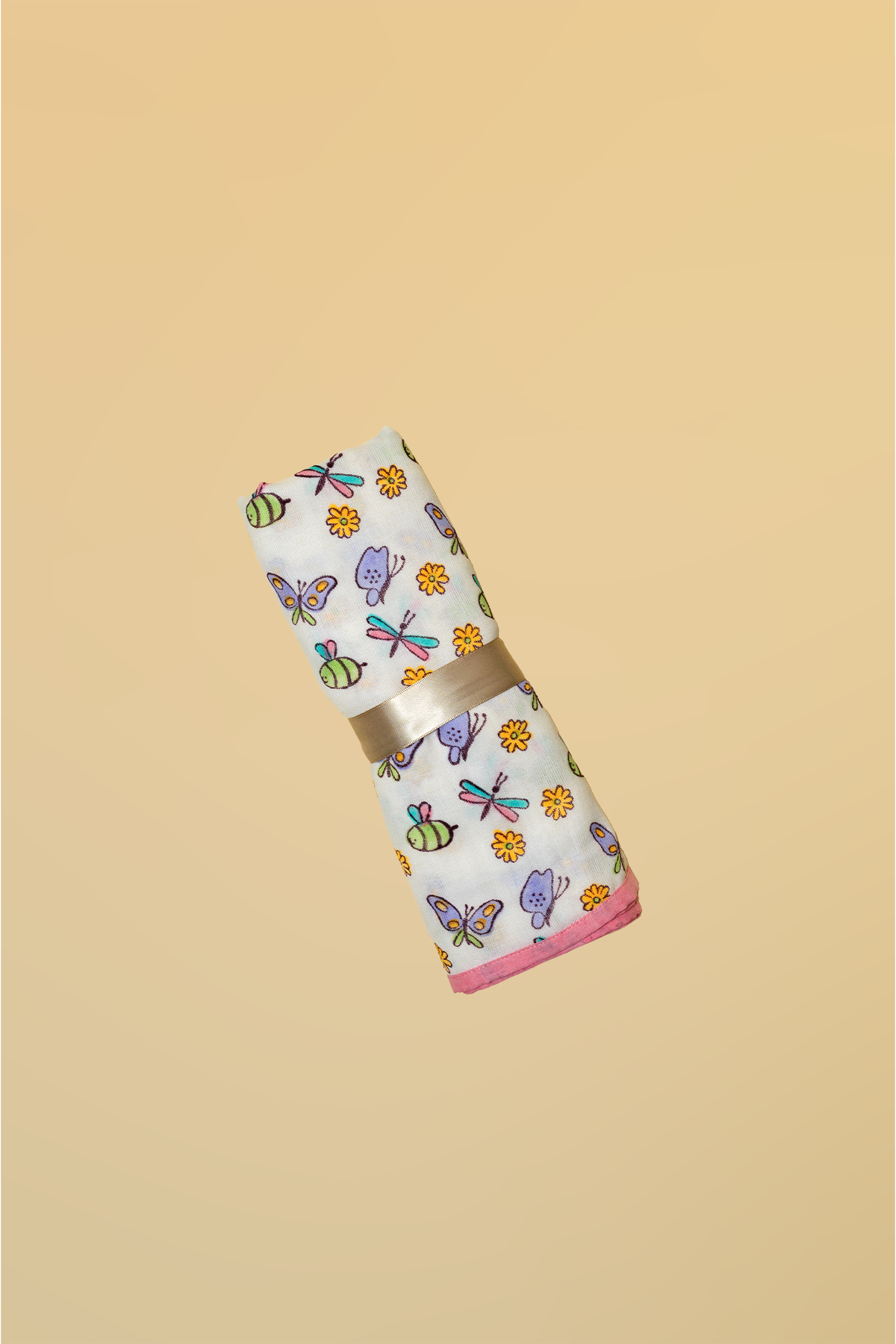 Multicolor Butterfly Cotton Swaddle