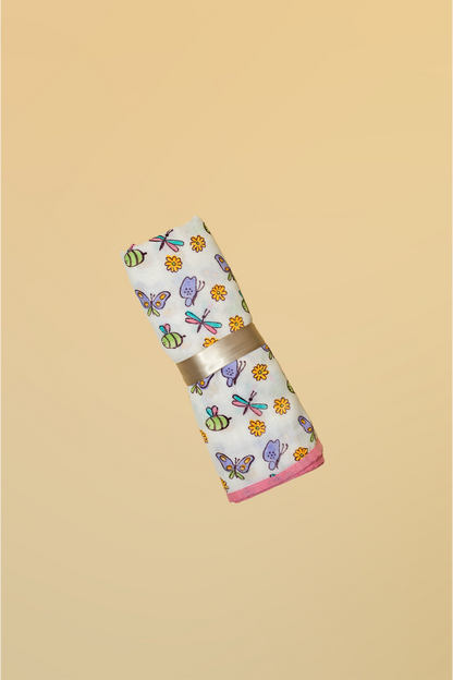 Multicolor Butterfly Cotton Swaddle