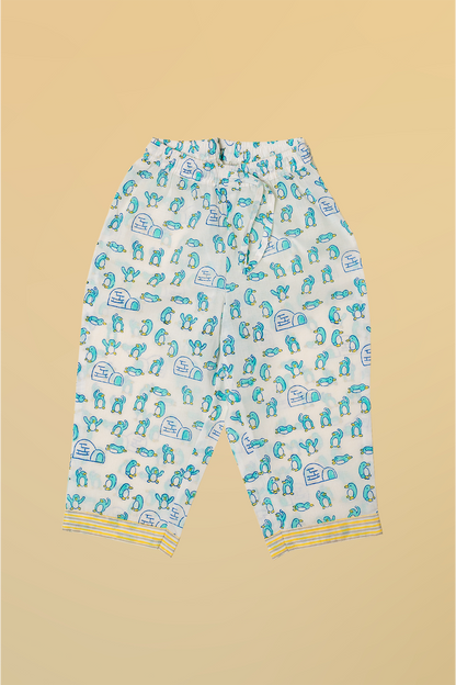 Blue Penguin Kids Night Suit