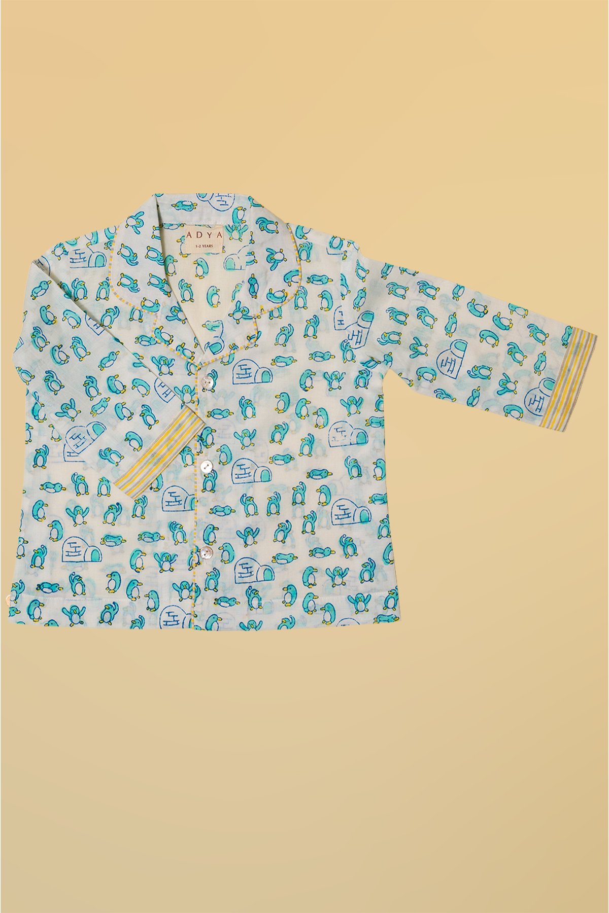 Blue Penguin Kids Night Suit
