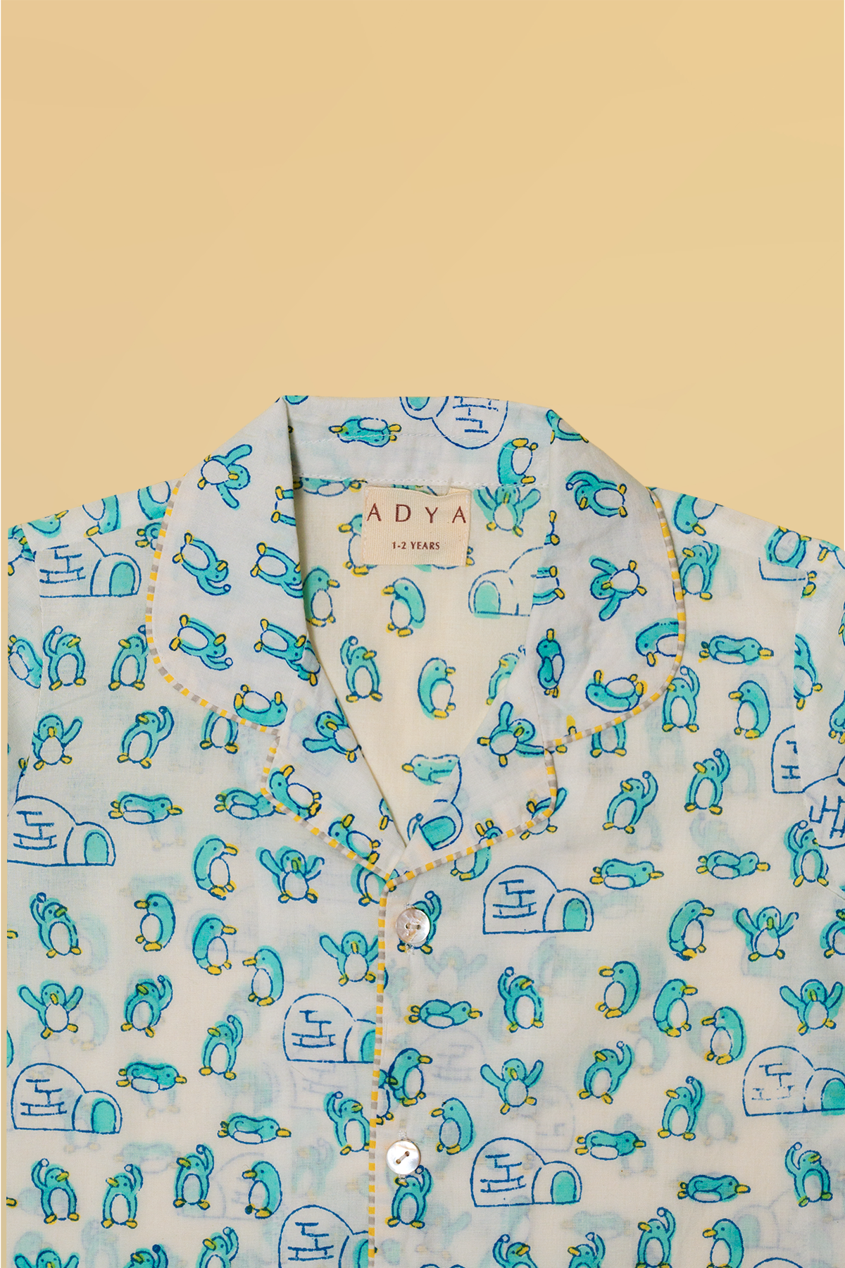 Blue Penguin Kids Night Suit