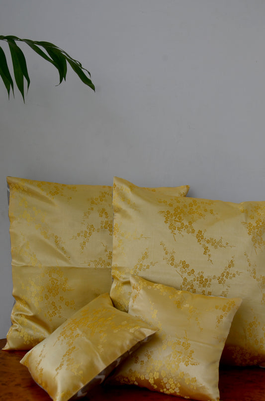 Lemon Fizz & Grey Cushion Cover