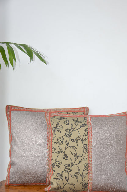 Cognac & Copper Cushion Cover