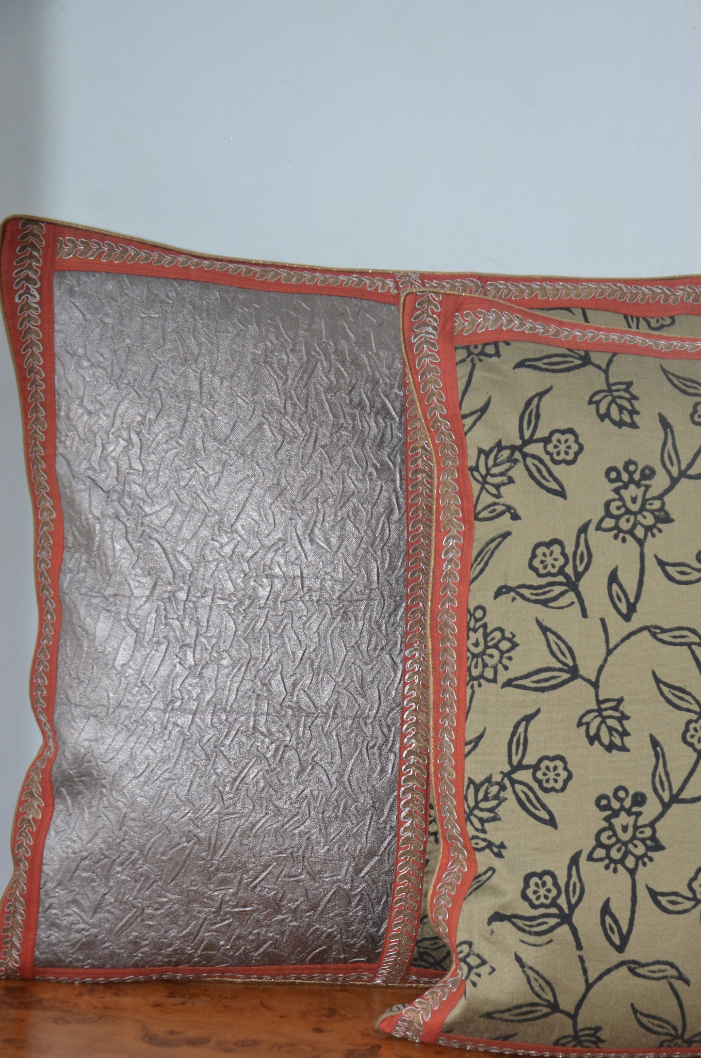 Cognac & Copper Cushion Cover