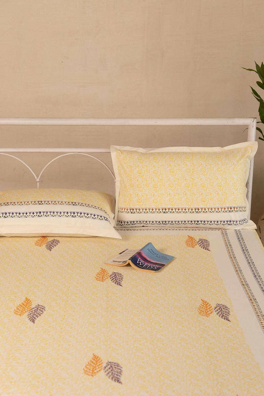 Corn & Cinnamon Leaf Bedsheet