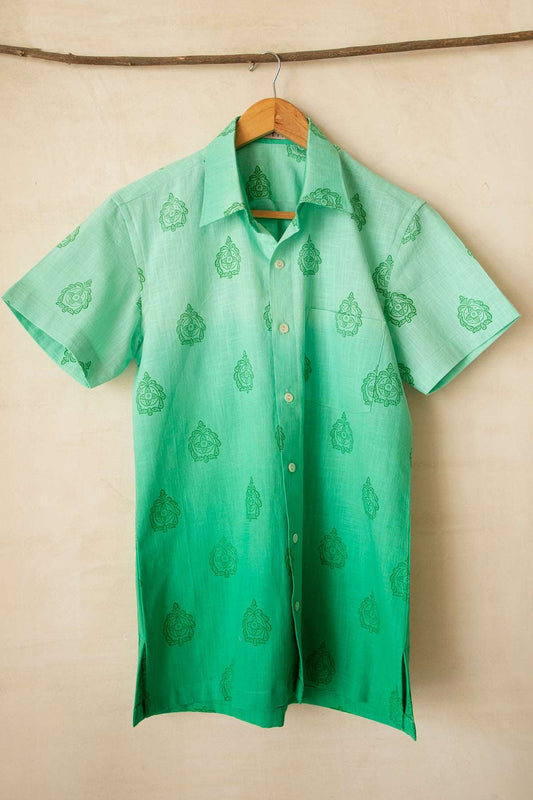 Jade Ombre Men's Shirt