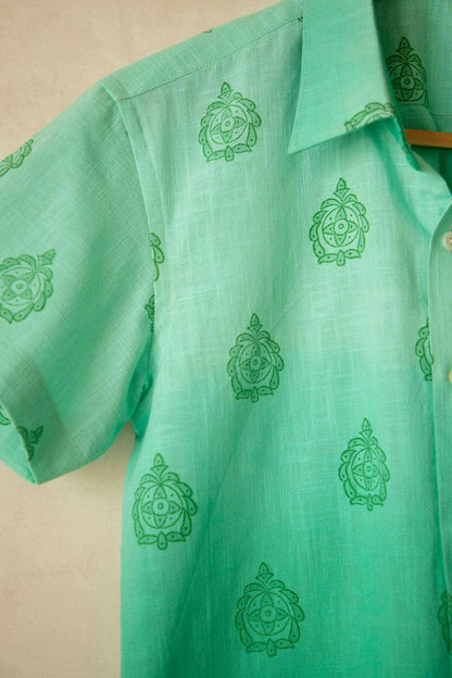 Jade Ombre Men's Shirt