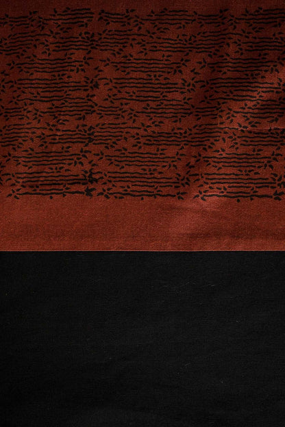 Black & Coffee Brown Premium Bedcover