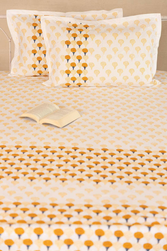 Honey Marigold Bedsheet