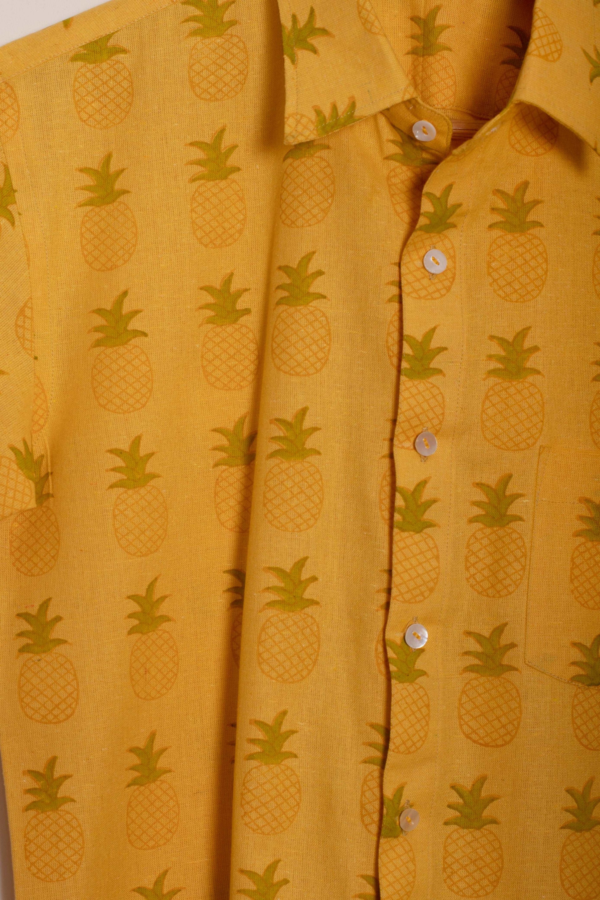 Citrus Pineapple Men's Shirt