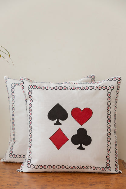 Deck of Cards Cushion Cover