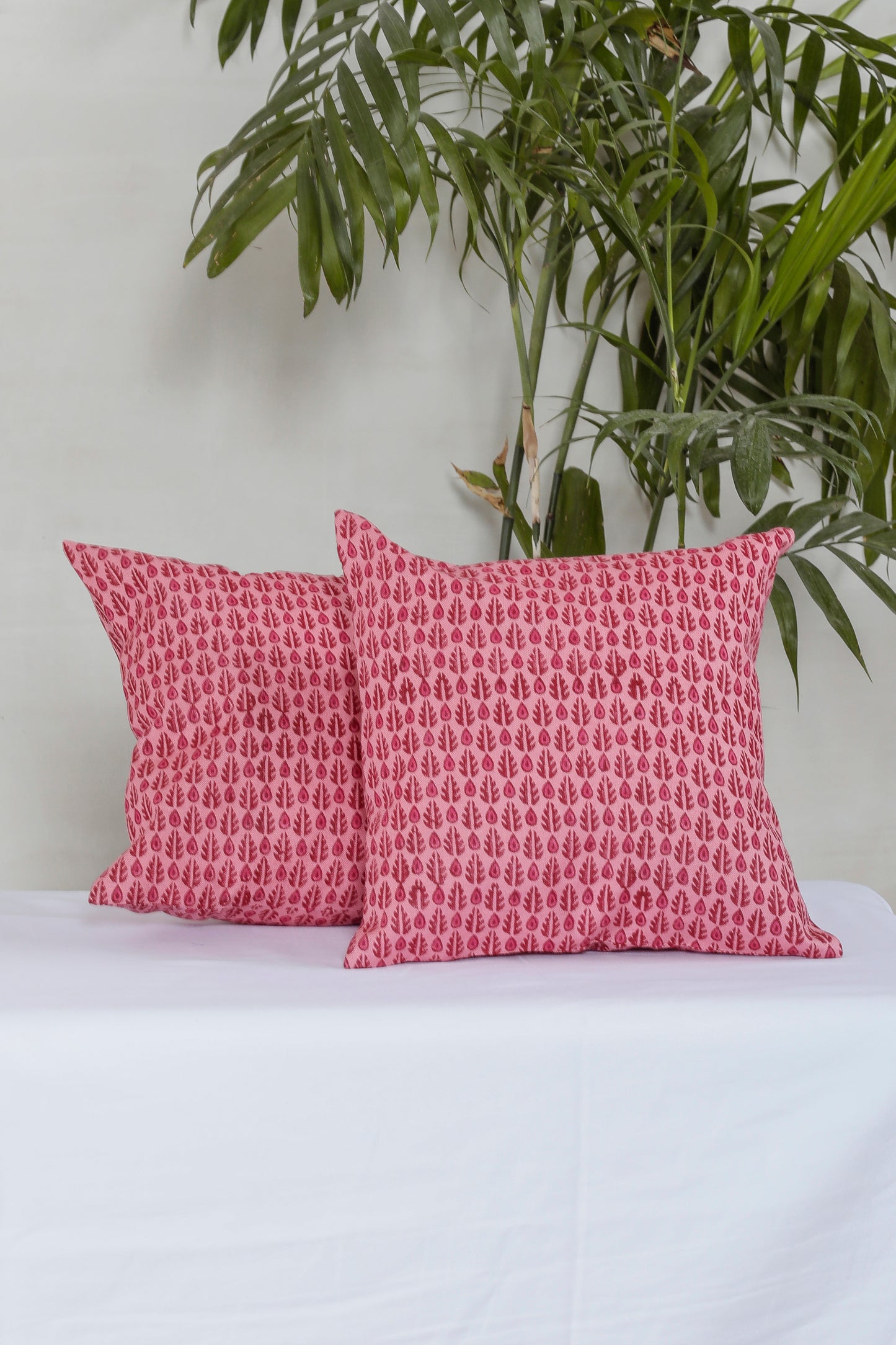 Fuschia Pink Cotton Cushion Cover