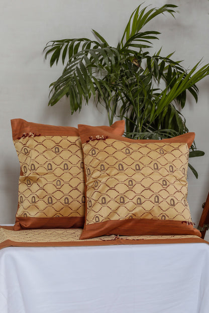 Gold & Spice Cushion & Runner Set