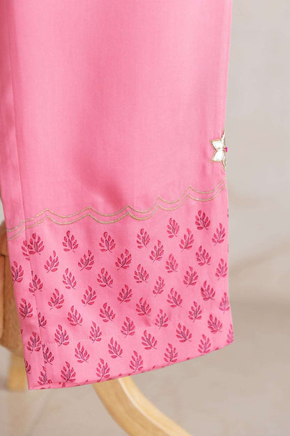 Fuschia Pink Kota Silk Kurta Set