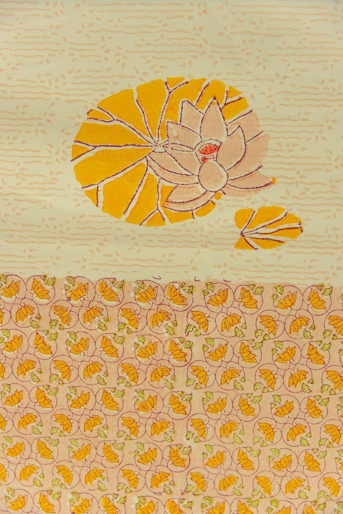 Dandelion Yellow Lotus Table Cover
