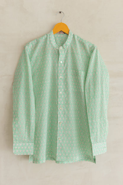 Mint Green Men's Shirt