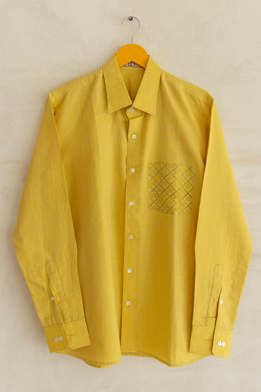 Lotus Linen Men's Shirt