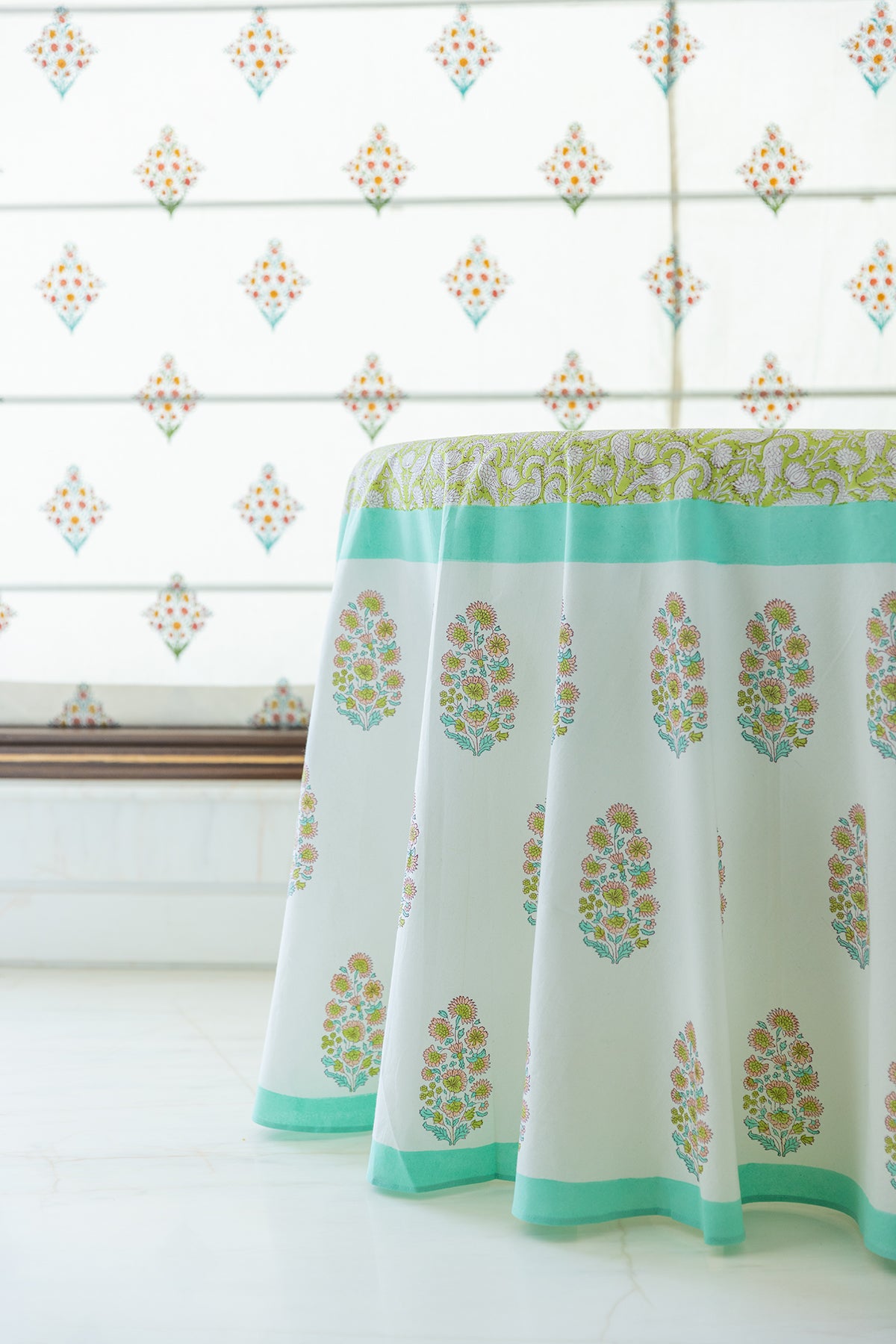 Spearmint Green Table Cover