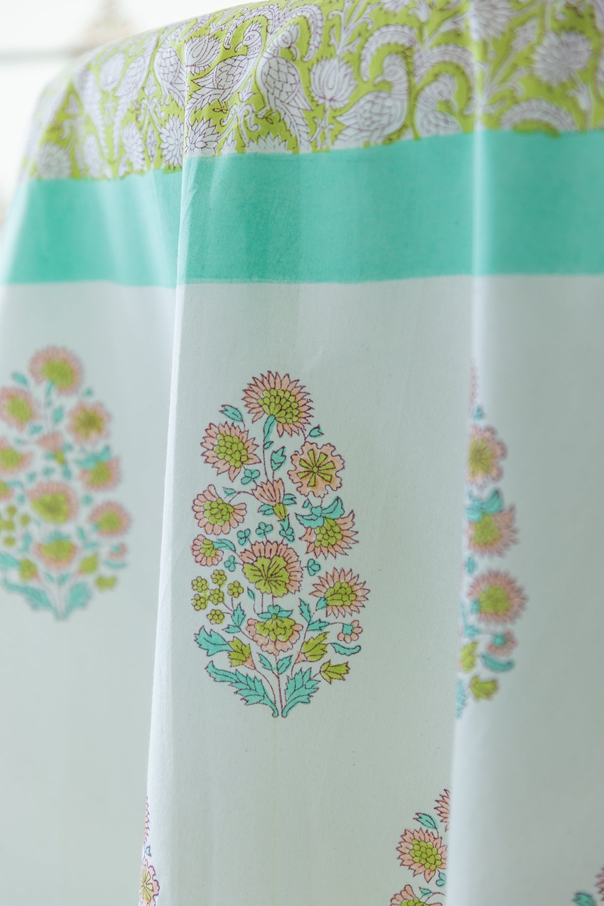 Spearmint Green Table Cover