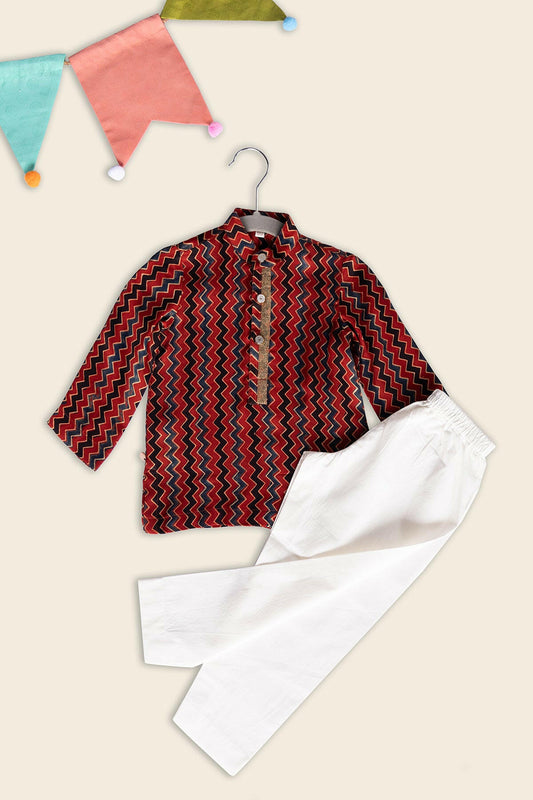 Viva Magenta Chevron Kids Apparel