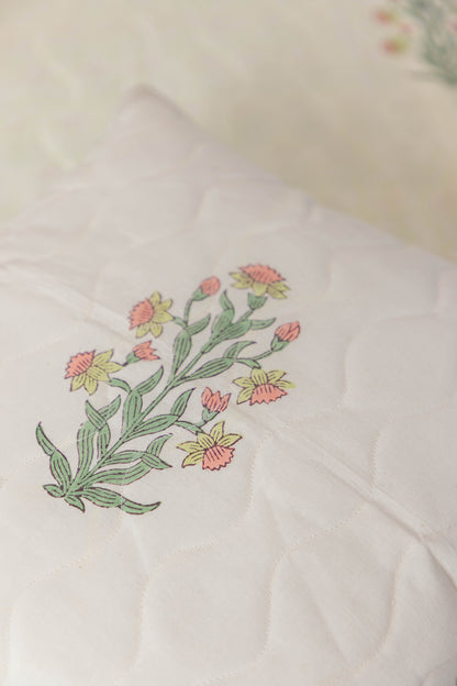 Flower Feast Quilted Bedcover