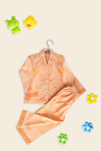 Little Kitten Kids Night Suit