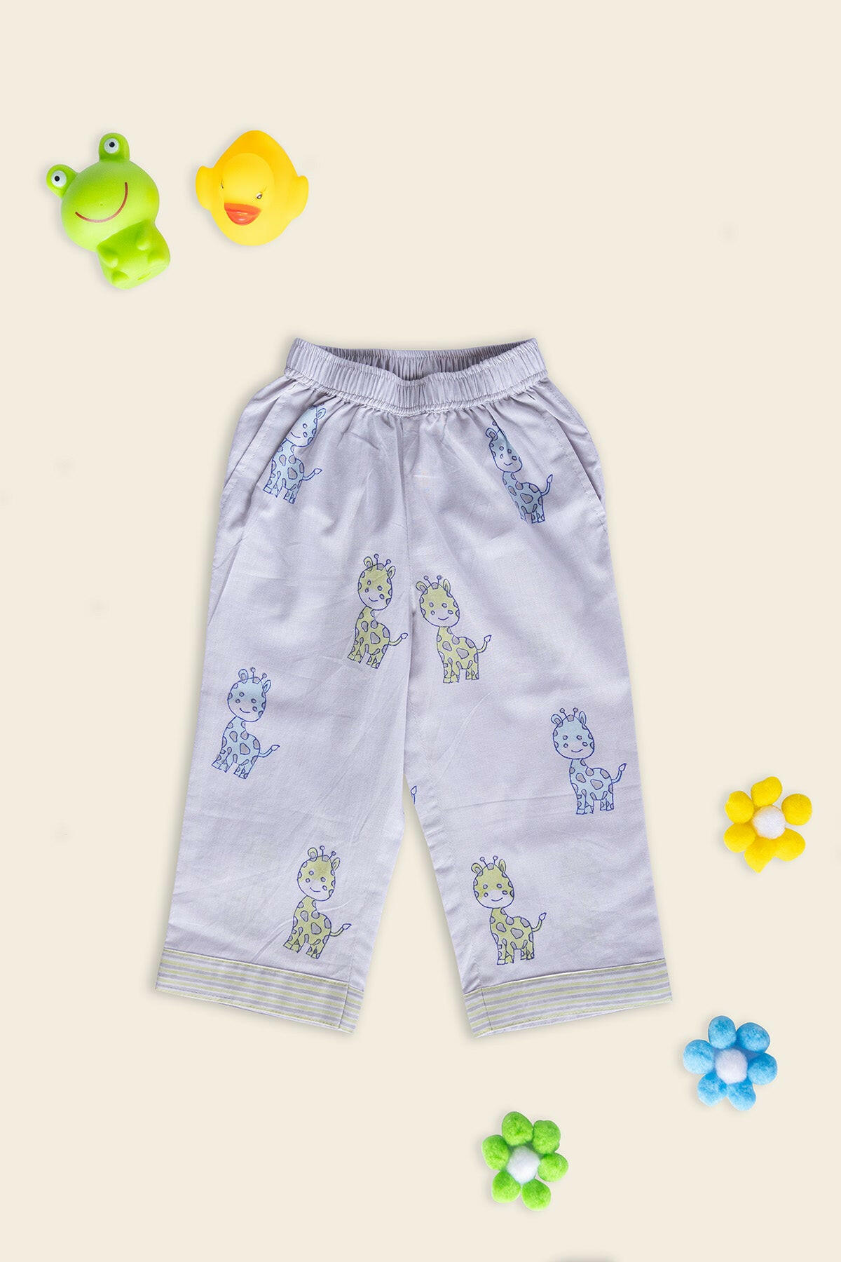 Grey Giraffe Kids Night Suit