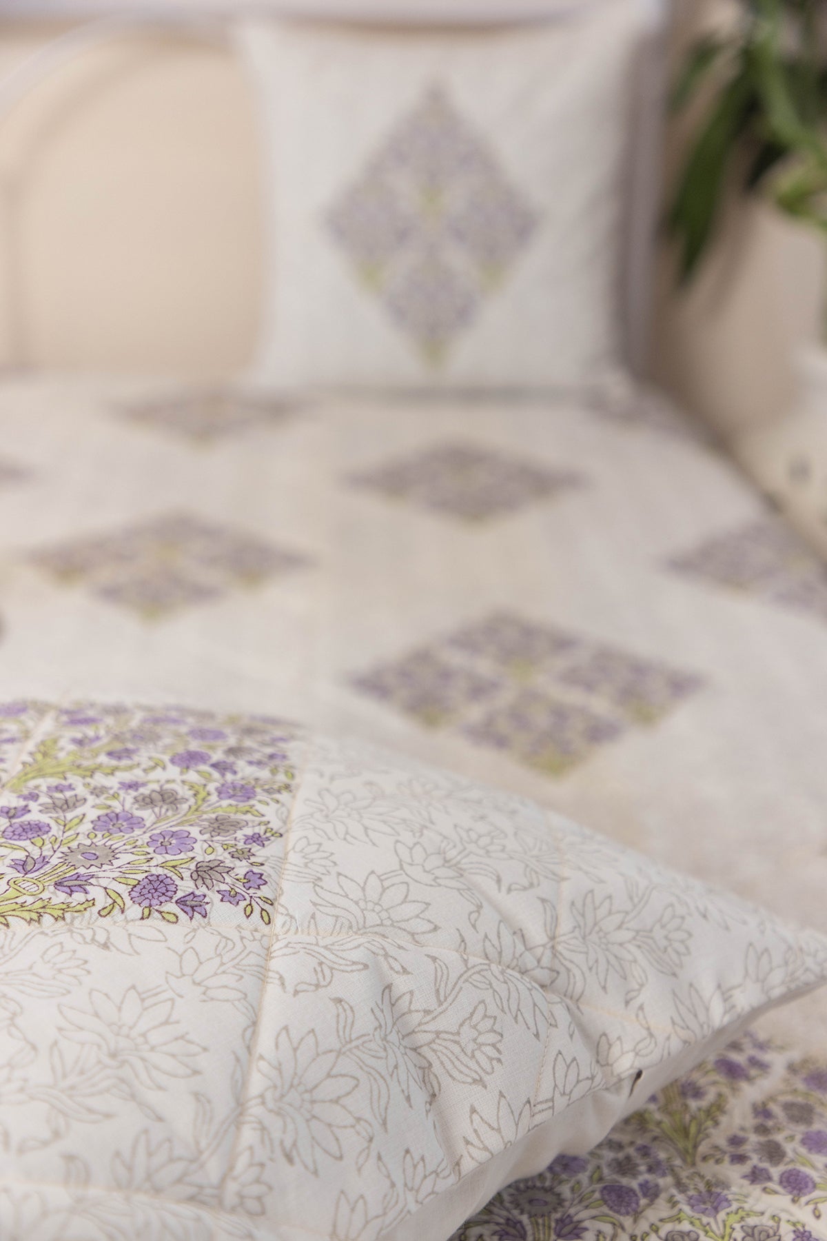 Blossom Stories Quilted Bedcover