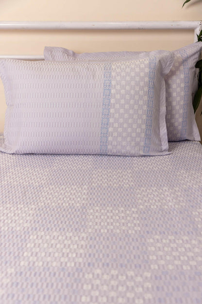 Lavender Stripes Cotton Bedcover