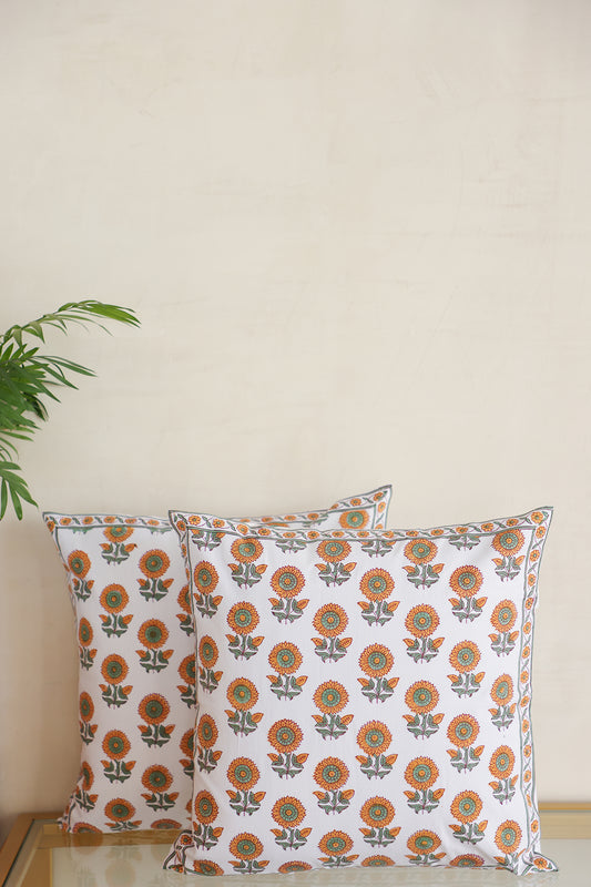 HoneyGold Marigold Cushions