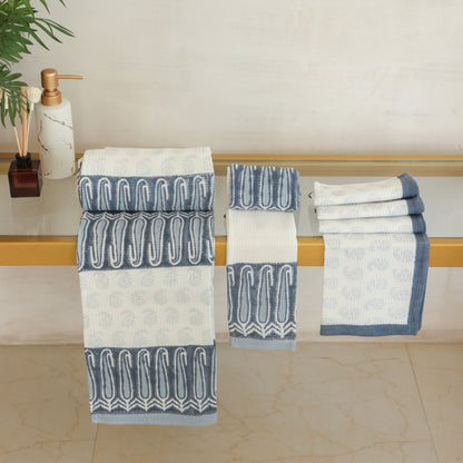 Hand Block Printed Bath Linen Gifting Set