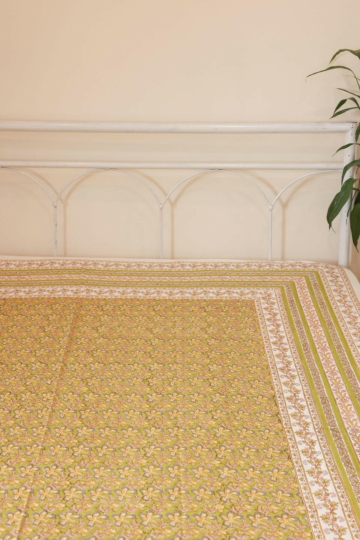 Yellow Cotton Bedcover