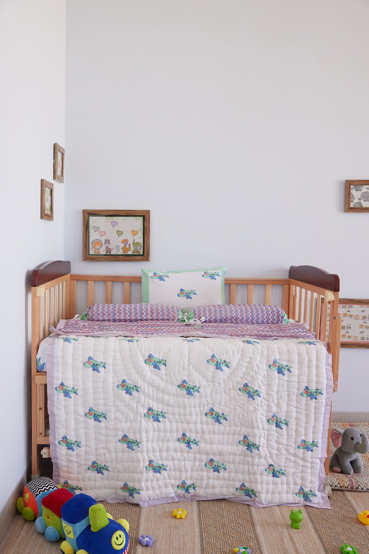 Flying Machine Baby Quilt