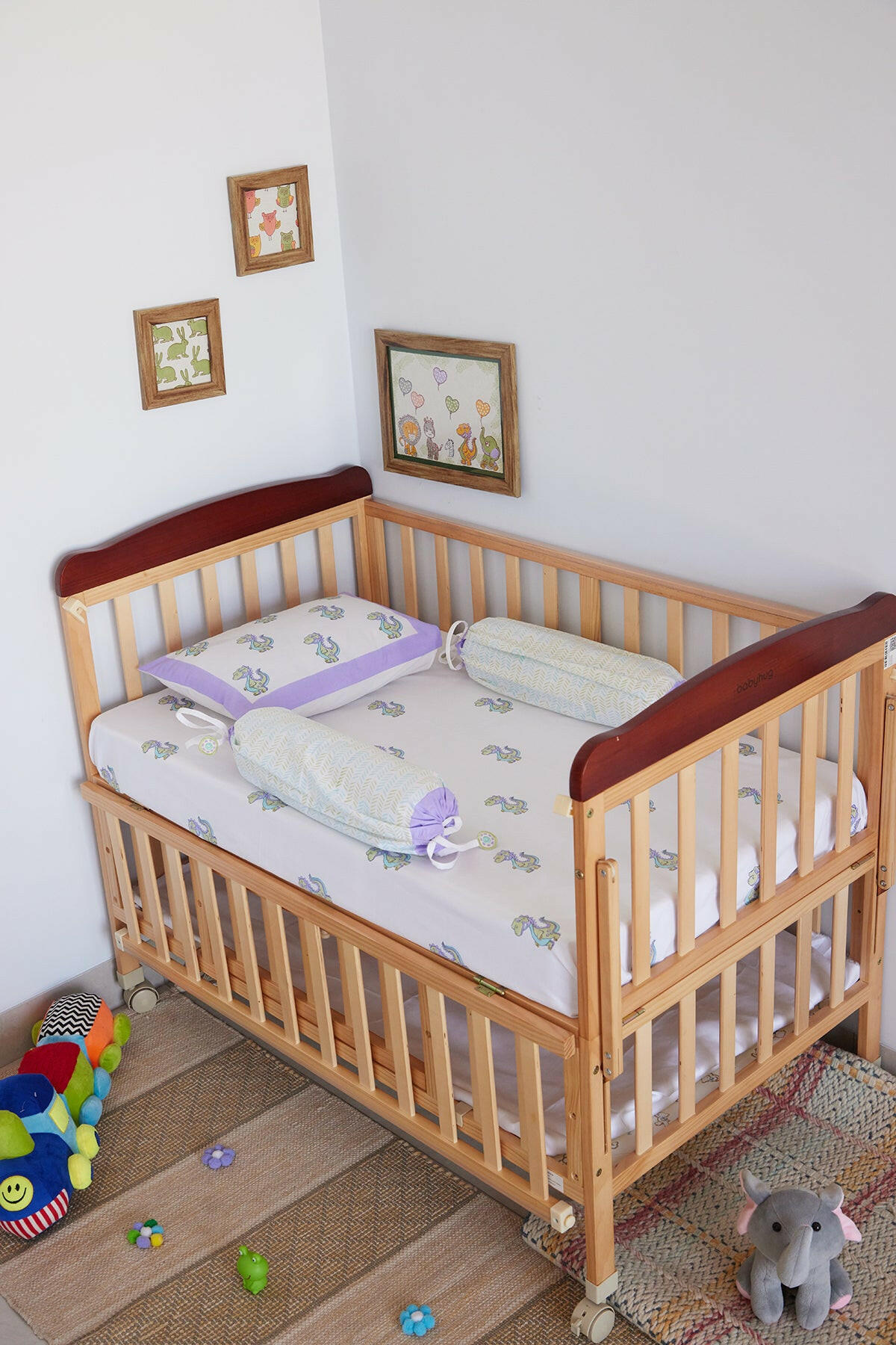 The Little Dino Cot Set