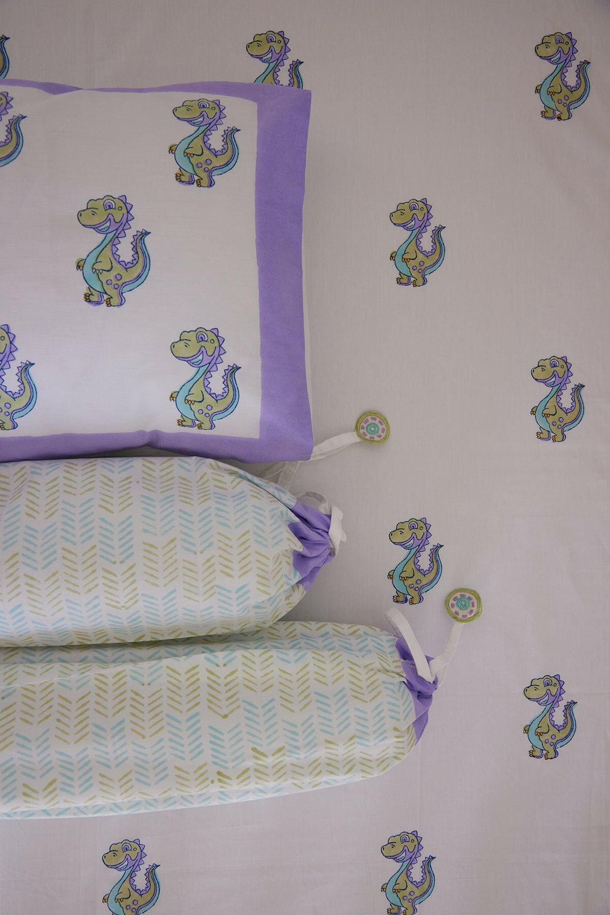 The Little Dino Cot Set