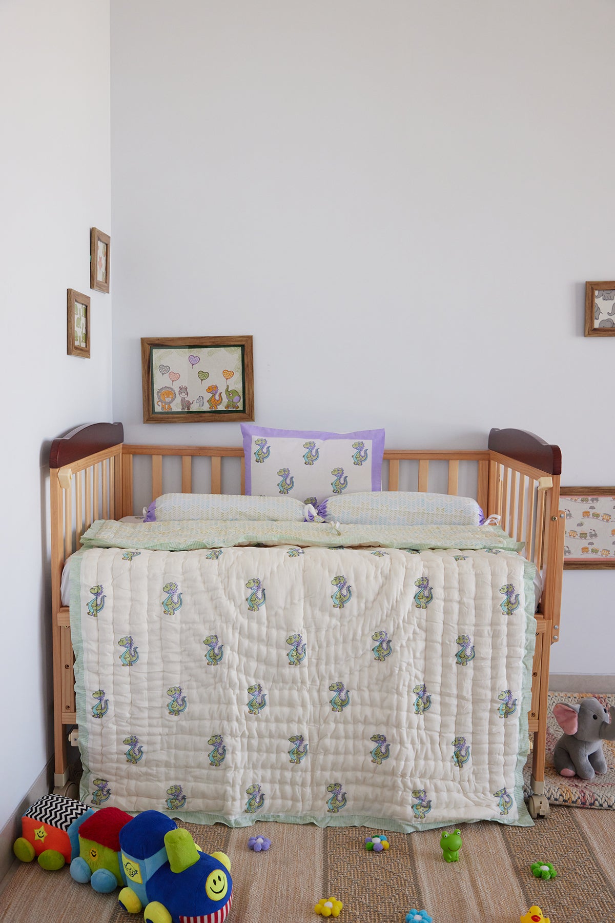 The Little Dino Baby Quilt