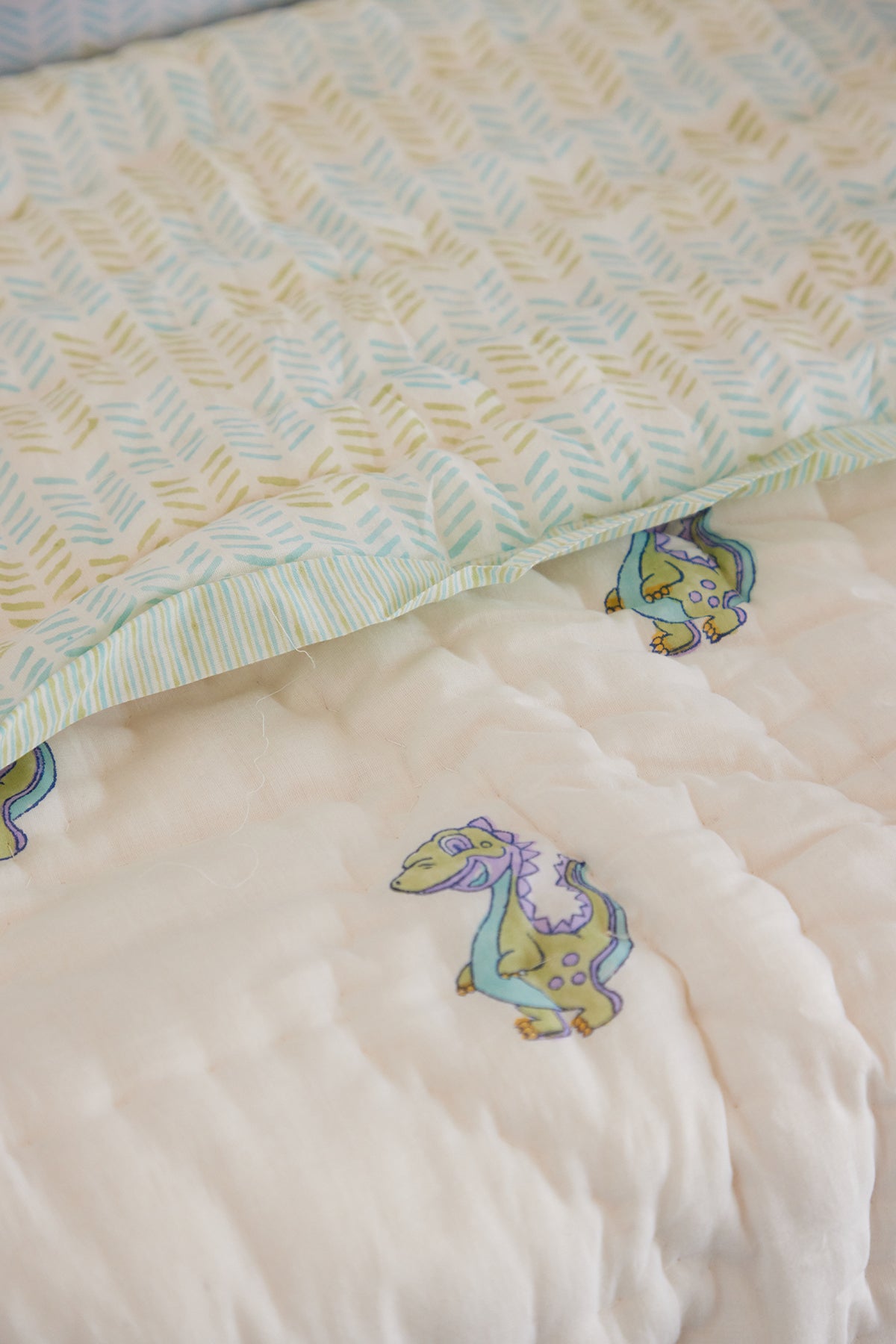 The Little Dino Baby Quilt